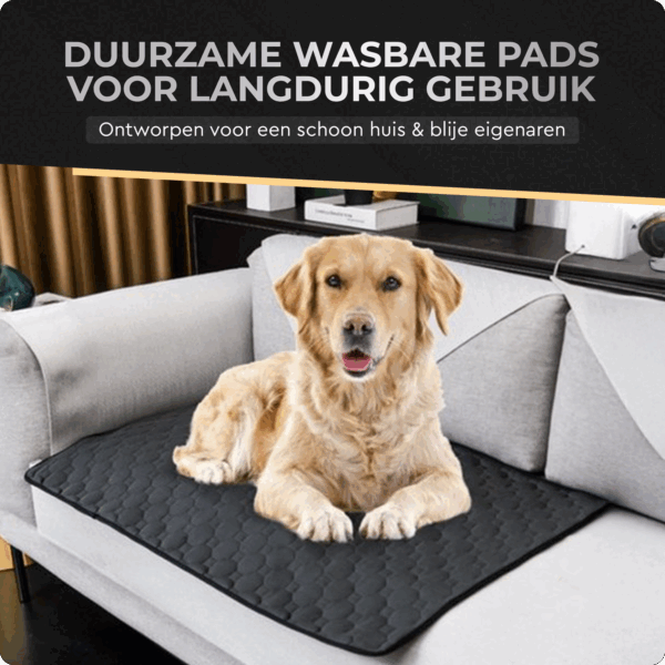 wasbare puppie pads, trainingspads, plasmatjes, hondentoilet,